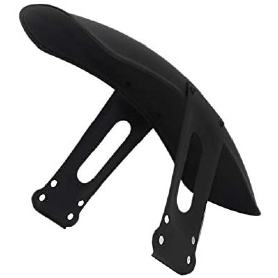 Metal Motorcycle Rear Front MudGuard Cover Protector Fit for CG125 Retro Modification black_Single front