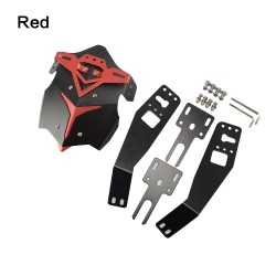 Motorcycle CNC Aluminum Rear Splash Guard Motorbike Mudguard Case for HONDA MSX125 red