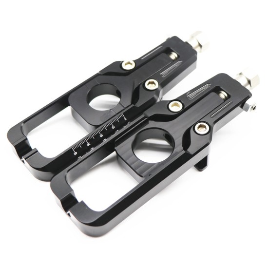 Motorcycle Chain Adjusters Tensioners for Kawasaki GSXR600/750 2011-2016 black