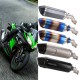 Motorcycle Exhaust Pipe Stainless Steel 41/37mm Exhaust Pipe For Kawasaki Ninja 300 13-15 A