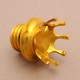 Motorcycle Gas Cap King Crown Style Flush Oil Fuel Tank Cap Golden