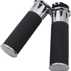 Motorcycle Handlebar 1inch 25mm Handle Bar Handle Grips silver