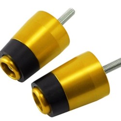 Motorcycle Handlebar Plugs Motorcycle Modification Balance Terminal for XMAX300 xmax300 17-18 Golden