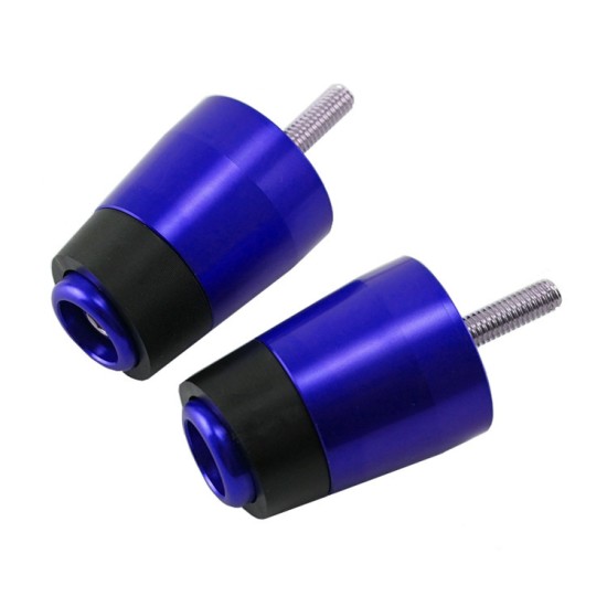 Motorcycle Handlebar Plugs Motorcycle Modification Balance Terminal for XMAX300 xmax300 17-18 blue