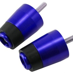 Motorcycle Handlebar Plugs Motorcycle Modification Balance Terminal for XMAX300 xmax300 17-18 blue