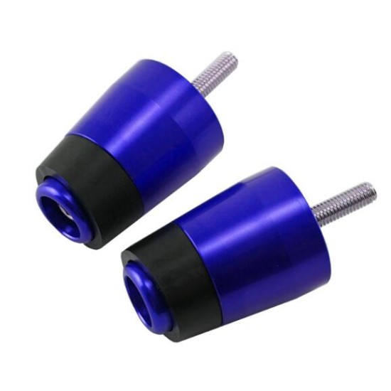 Motorcycle Handlebar Plugs Motorcycle Modification Balance Terminal for XMAX300 xmax300 17-18 blue