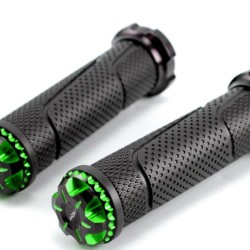 Motorcycle Handlebars 22mm Aluminium Alloy Accelerator Handle Cover green