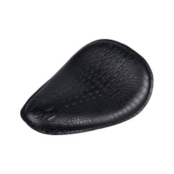 Motorcycle Leather Solo Passenger Seat Cover Cowl Pad For  Sportster Bobber Chopper Custom Brown Black  brown