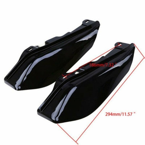 Motorcycle Mid-Frame Air Deflector Trim For  Touring Street Glide FLHX 09-16 black