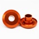 Motorcycle Modification Dirt Bike Rear Wheel Hub Spacers for KTM 125-530 SX/SX-F/XC/XC-F Orange