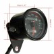 Motorcycle Odometer Speedometer Tachometer Speedo Meter LED For Honda Cafe Racer black