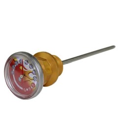 Motorcycle Parts Oil Tank Temperature Gauges for 110cc 125cc Gold