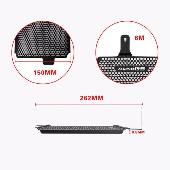 Motorcycle Radiator shield CNC Radiator Guard Protection Grille Grill Cover For BMW R1250GS 2019  black