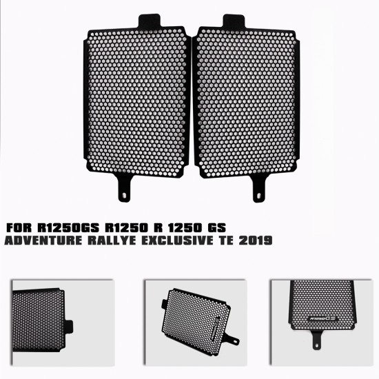 Motorcycle Radiator shield CNC Radiator Guard Protection Grille Grill Cover For BMW R1250GS 2019  black