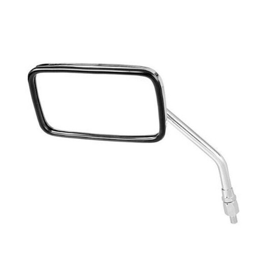 Motorcycle Rearview Mirror Universal Rectangular Aluminum Alloy Rearview Mirror For Honda Retrovisor De Moto Mirror Moto Plating