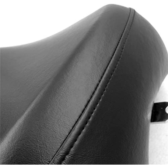 Motorcycle Saddle Front Driver Rider Solo Seat Driver Seat black