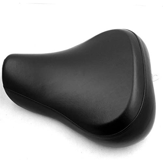 Motorcycle Saddle Front Driver Rider Solo Seat Driver Seat black