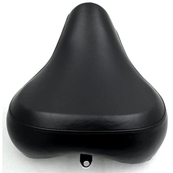 Motorcycle Saddle Front Driver Rider Solo Seat Driver Seat black