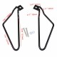 Motorcycle Saddlebag Support Brackets Set for  Cruise Dyna 883 Auto Motorcycle Frame Saddle Bag Mount Brackets Kit  black