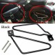 Motorcycle Saddlebag Support Brackets Set for  Cruise Dyna 883 Auto Motorcycle Frame Saddle Bag Mount Brackets Kit  black