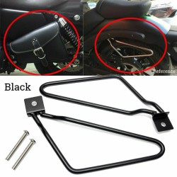 Motorcycle Saddlebag Support Brackets Set for  Cruise Dyna 883 Auto Motorcycle Frame Saddle Bag Mount Brackets Kit  black