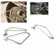 Motorcycle Saddlebag Support Brackets Set for  Cruise Dyna 883 Auto Motorcycle Frame Saddle Bag Mount Brackets Kit  Plating