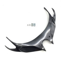 Motorcycle Wind Flow Fixing Wing Front Fairing Pneumatic Lip Cover for KAWASAKI NINJA250/400 Carbon fiber