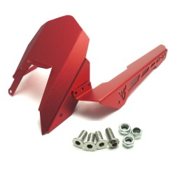 Motorycle Chain Guard Cover CNC Aluminum Rear Tire Hugger Mudguard for YAMAHA MT-07 FZ07 13-17 red