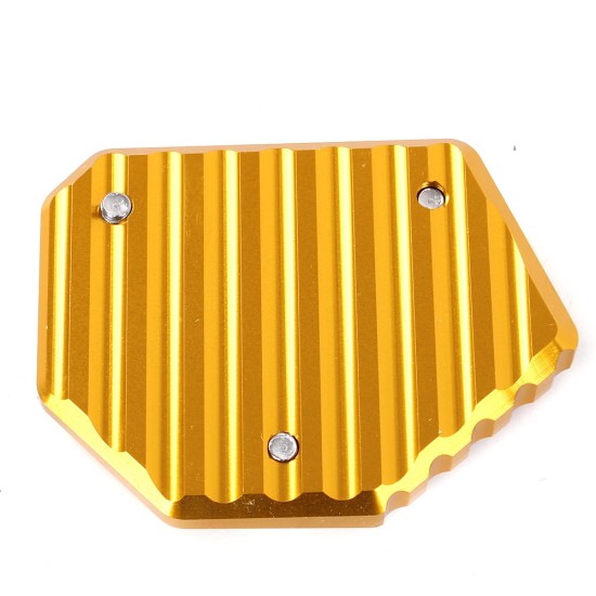 Professional Aluminum Motorcycle Kickstand Side Stand Extension Pad Plate Cover for Honda CB400 NC700 CB250F red