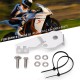 Side Stand Sidestand Switch Protector Guard Cover Cap for BMW R1200GS LC Adv 14-17 Motorcycle Silver