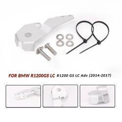 Side Stand Sidestand Switch Protector Guard Cover Cap for BMW R1200GS LC Adv 14-17 Motorcycle Silver