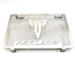 Stainless Steel Motorcycle Radiator Guard Radiator Cover Fits For Yamaha MT-09 MT09 14-17 silver