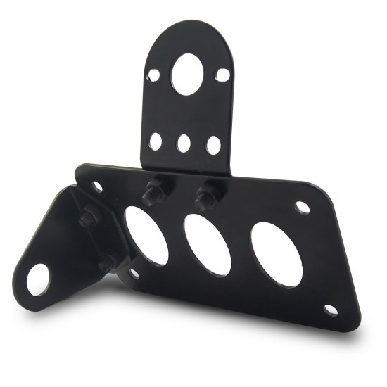 Strong Motorcycle License Plate Holder License Bracket for  Bobber Chopper black