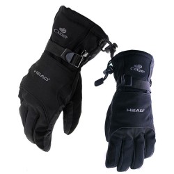 Unisex Snow Ski Waterproof -30C Degree Winter Warm Snowboard Gloves Motocross Windproof Cycling Motorcycle Gloves black_L