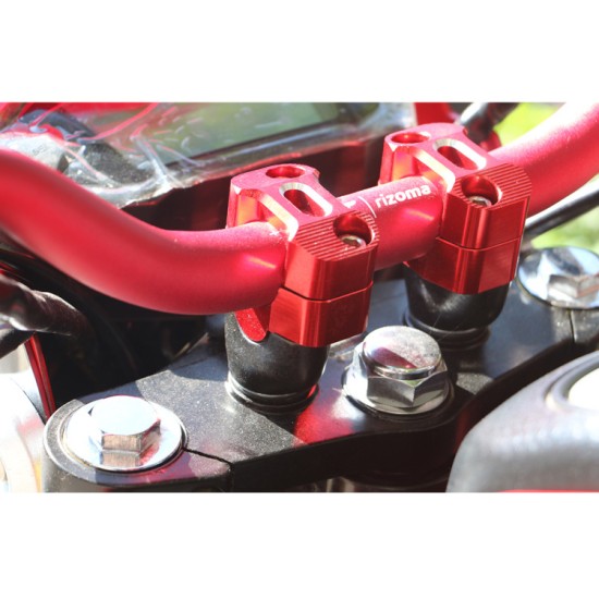 Universal 7/8'' 22mm Motorcycle Handlebar Aluminum Handle Motorcycle Accessories for MSX125 MSX125SF red