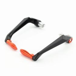 Universal 7/8" 22mm Motorcycle Handlebar Brake Clutch Levers Protector Guard for kawasaki KTM MV  Orange