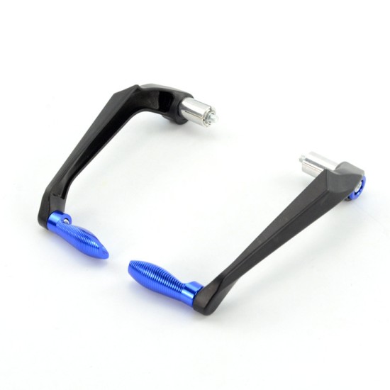 Universal 7/8" 22mm Motorcycle Handlebar Brake Clutch Levers Protector Guard for kawasaki KTM MV  blue