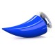 Universal Motorcycle Accessories Helmet Suction Cup Horn Plastic Rubber Decoration blue