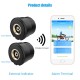 Wireless Bluetooth Motorcycle TPMS Tire Pressure Monitor System External Sensors