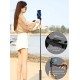 A21 Video Stabilizer Selfie Stick Tripod Bluetooth Tripod Selfie Stick Fill Light for iPhone Xiaomi Huawei Gimbal Mobile Phone Black-80cm