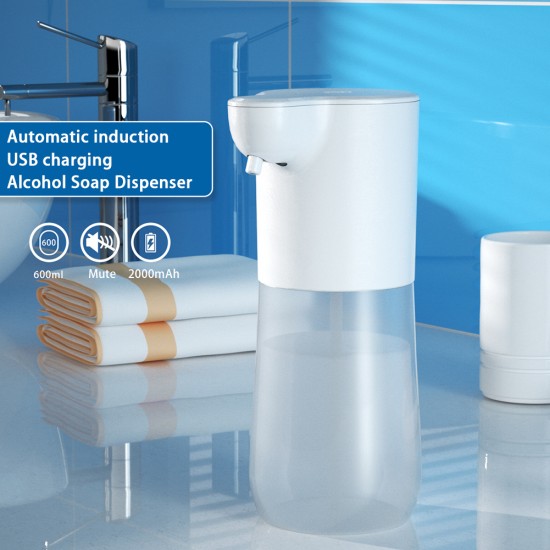 Automatic Foaming Soap Dispenser Usb Rechargeable Infrared Induction Touchless Hand Free Soap Container Alcohol