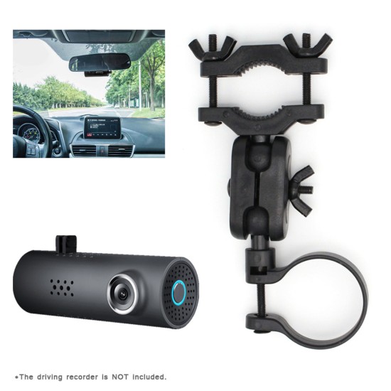 Car Rearview Mirror Driving Recorder Bracket Holder for Xiaomi DVR 70 Minutes Wifi Cam Mount 360 Degree Rotating Support Holder