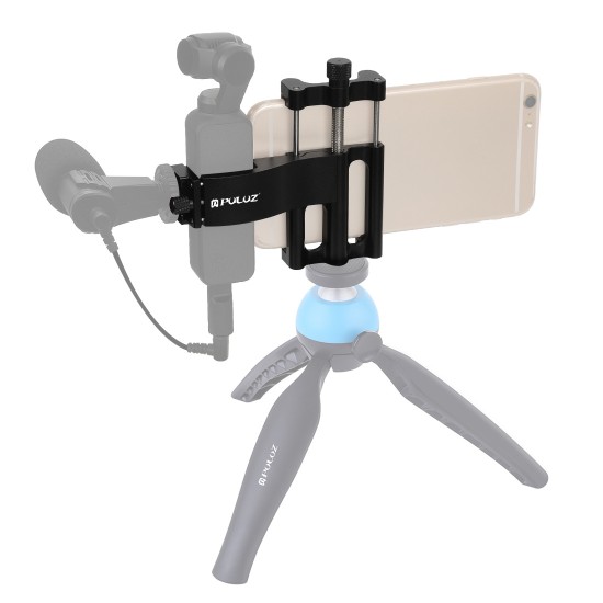 For Dji Osmo Pocket Camera Mobile Phone Holder Mount Set Fixed Stand Aluminum alloy Bracket  black