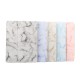 For iPad Pro 10.2 2019 Tablet Cover Marbling Pattern PU Leather Pen Loops Anti-fall Anti-scrach Anti-slip Protect Shell Tri-fold Tablet Case gray