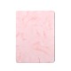 For iPad Pro 10.2 2019 Tablet Cover Marbling Pattern PU Leather Pen Loops Anti-fall Anti-scrach Anti-slip Protect Shell Tri-fold Tablet Case pink