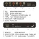 HDMI Splitter 4K Audio Decoder HDMI 5.1 Audio Decoder Dolby HDMI Repeater black