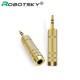 Headset 3.5 to 6.5 Converter 3.5mm Male to 6.5mm Female Jack Plug Microphone MIC Audio Adapter for PC Phone Stereo