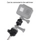 Lightweight Aluminum 360 Degree Rotation Swivel Pivot Arm Tripod Mount for DJI Osmo Action black