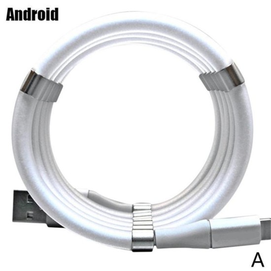 Magnetic Data Charging Cable 3 in 1 C Storage Suitable For Android Apple  Android