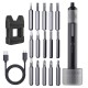 Miniature Combination 18-in-1 Electric Screwdriver Kit Rechargeable Repair Tool Mobile Computer Home Appliance Repair Screw Driver 18 in 1